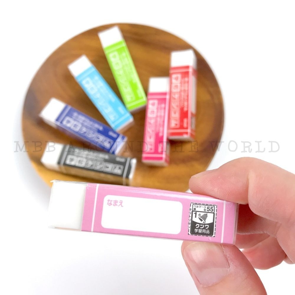 [MBB🇯🇵現貨附發票]日本Kutsuwa STAD 學校用濃色鉛筆橡皮擦 擦子 擦布 動物 馬卡龍 校園-細節圖3