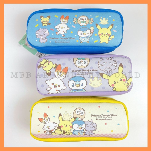 [MBB🇰🇷現貨附發票]韓國 寶可夢雙層拉鍊筆袋 鉛筆盒 Pokémon Peaceful Place 雙層筆袋