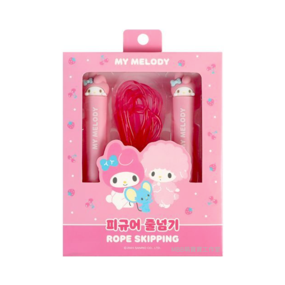 [MBB🇰🇷現貨附發票]韓國 三麗鷗 造型跳繩 公仔 長度可調 美樂蒂 庫洛米 大耳狗 布丁狗-規格圖11