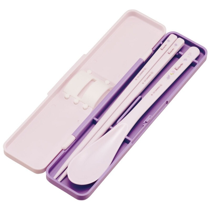 [MBB🇯🇵現貨附發票]日本SKATER抗菌無聲環保餐具 CCS3SAAG 靜音 湯匙筷子收納盒 庫洛米 寶可夢-細節圖7