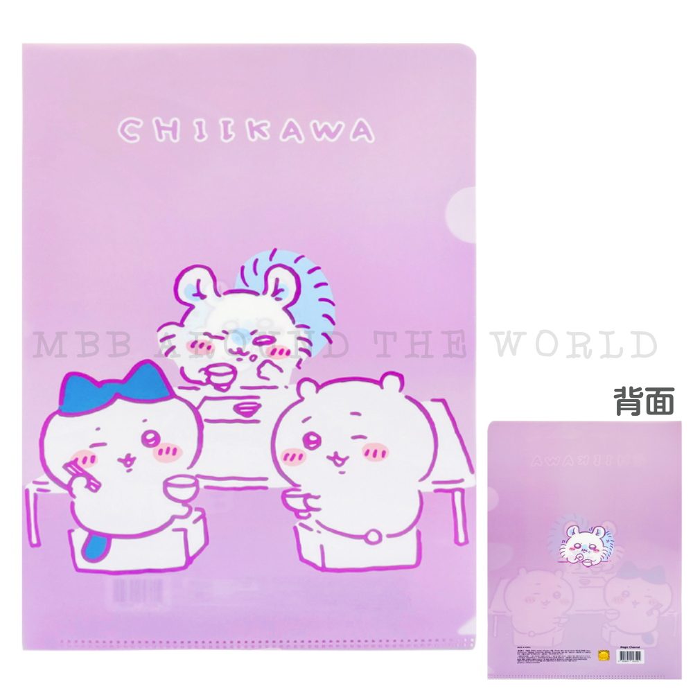 [MBB🇰🇷現貨附發票]韓國 吉伊卡哇 A4資料夾 L夾 文件夾 CHIIKAWA-規格圖10