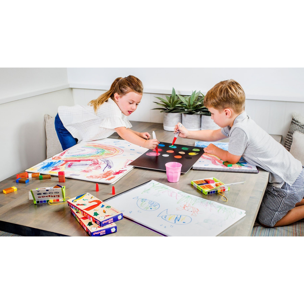 [MBB🇯🇵現貨附發票]日本理化學 Kitpas 環保無毒米蠟筆 水性米蠟筆 米糠蠟筆 水蠟筆-細節圖5