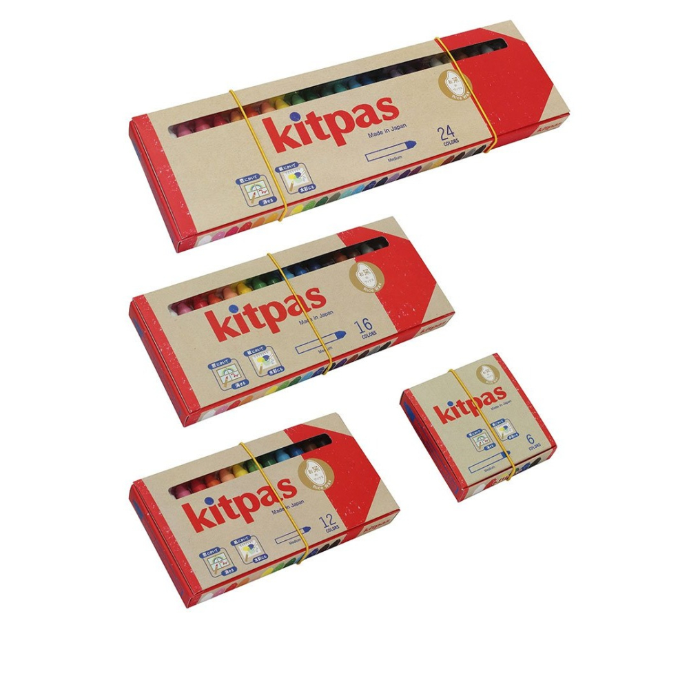 [MBB🇯🇵現貨附發票]日本理化學 Kitpas 環保無毒米蠟筆 水性米蠟筆 米糠蠟筆 水蠟筆-細節圖9
