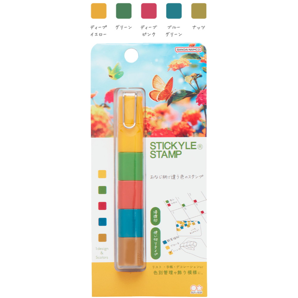 [MBB🇯🇵現貨附發票]日本 SUN-STAR 疊疊樂浸透印章筆 點點印章 自來印章 手帳-規格圖7