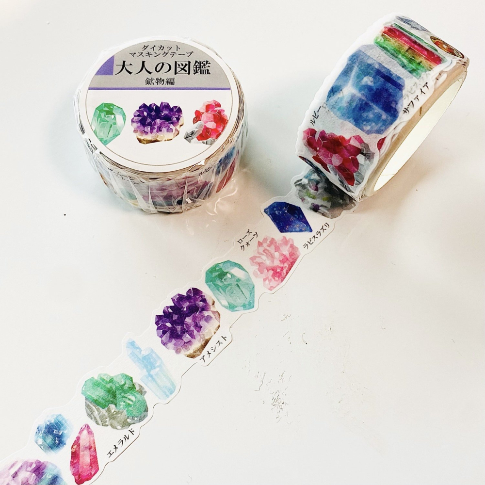 [MBB🇯🇵現貨附發票]日本KAMIO 大人的圖鑑 20mm 和紙膠帶 紙膠帶 大人の図鑑 美紋膠帶-細節圖2