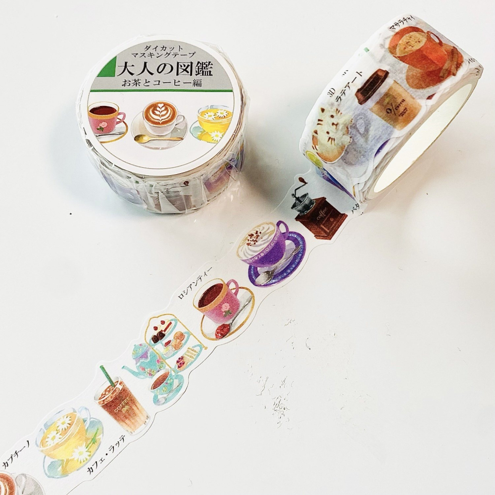 [MBB🇯🇵現貨附發票]日本KAMIO 大人的圖鑑 20mm 和紙膠帶 紙膠帶 大人の図鑑 美紋膠帶-細節圖3