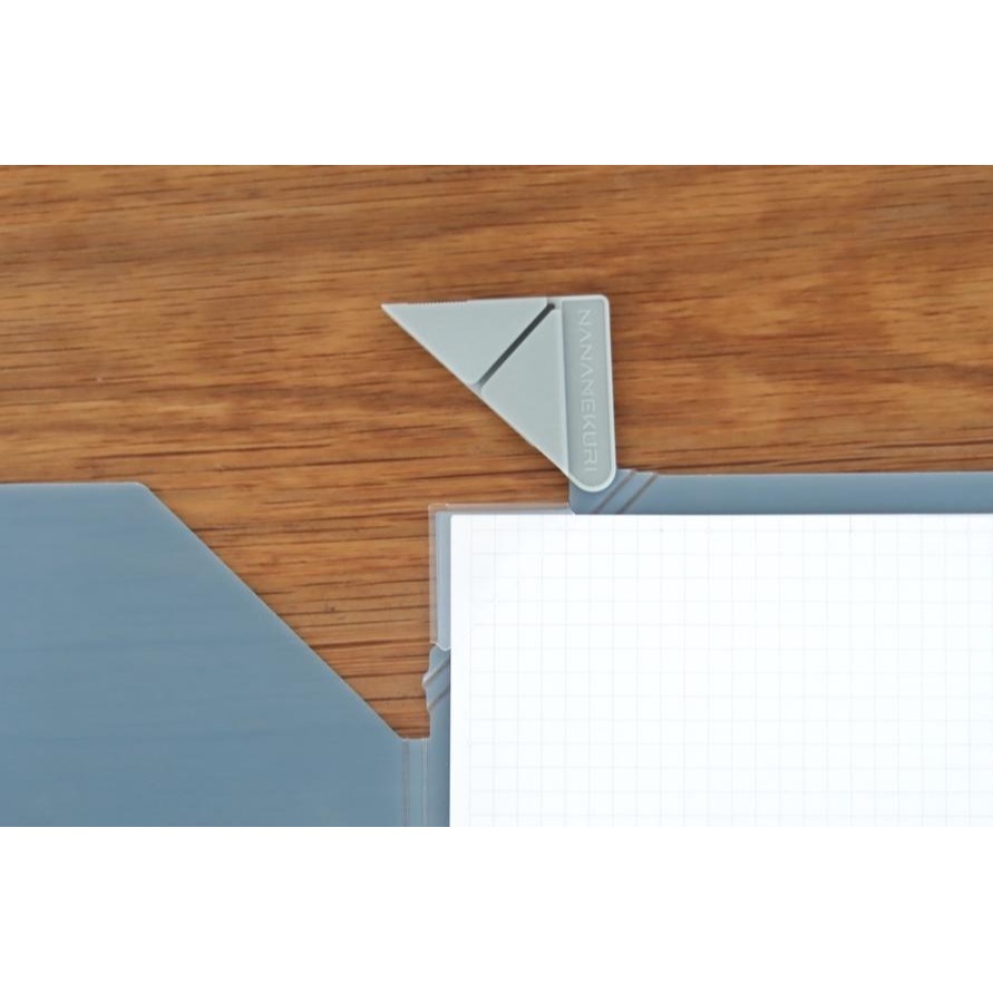 [MBB🇯🇵現貨附發票]日本 KING JIM NANAMEKURI 三角扣L型資料夾 L夾 角夾 文件夾-細節圖4