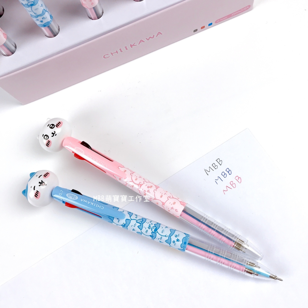 [MBB🇰🇷現貨附發票]韓國 吉伊卡哇 0.7三色原子筆 自動 原子筆 圓珠筆 CHIIKAWA 小八貓-細節圖4