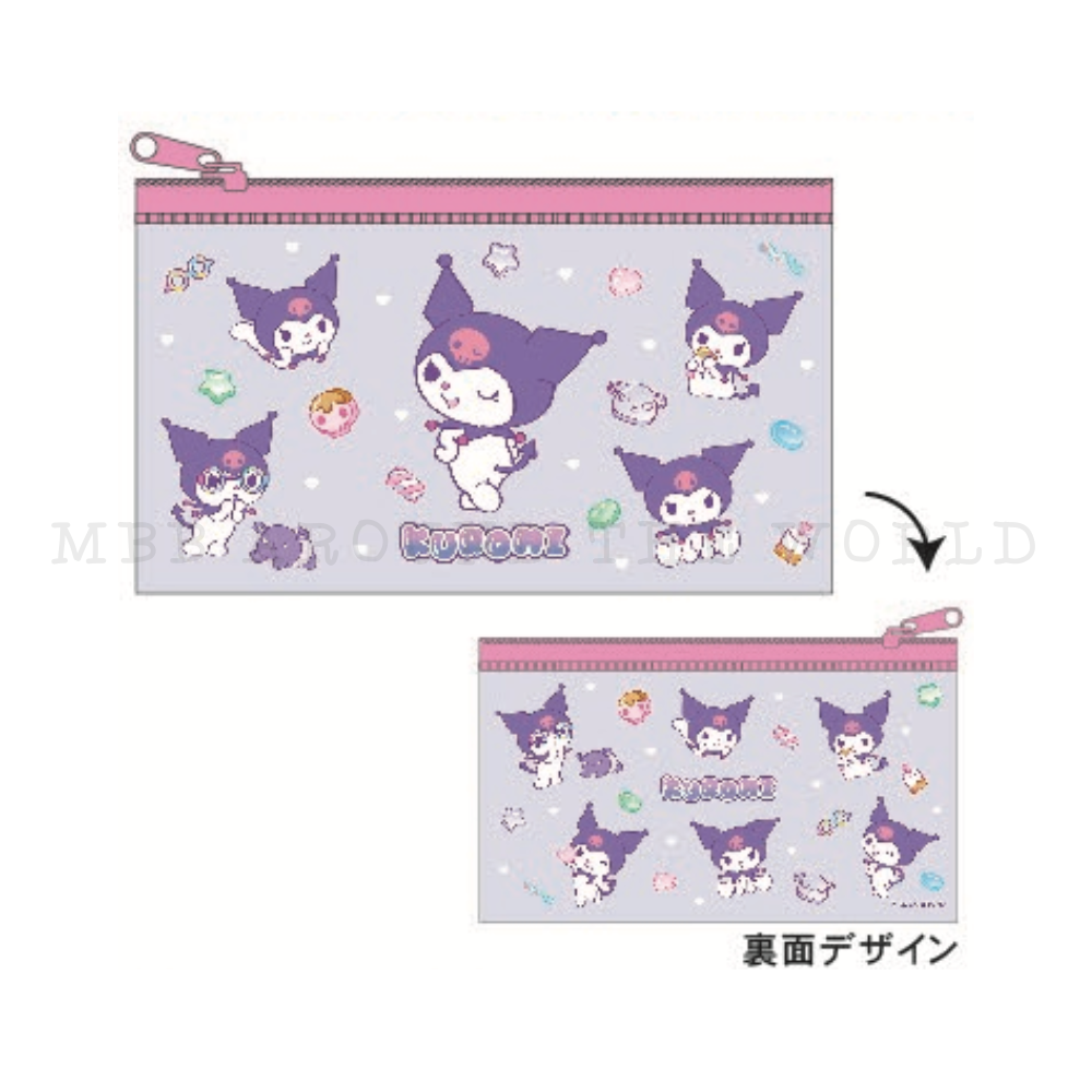 日本 三麗鷗 網眼資料袋 小物收納袋 PVC 文件袋 大耳狗 庫洛米 美樂蒂 KITTY-規格圖6