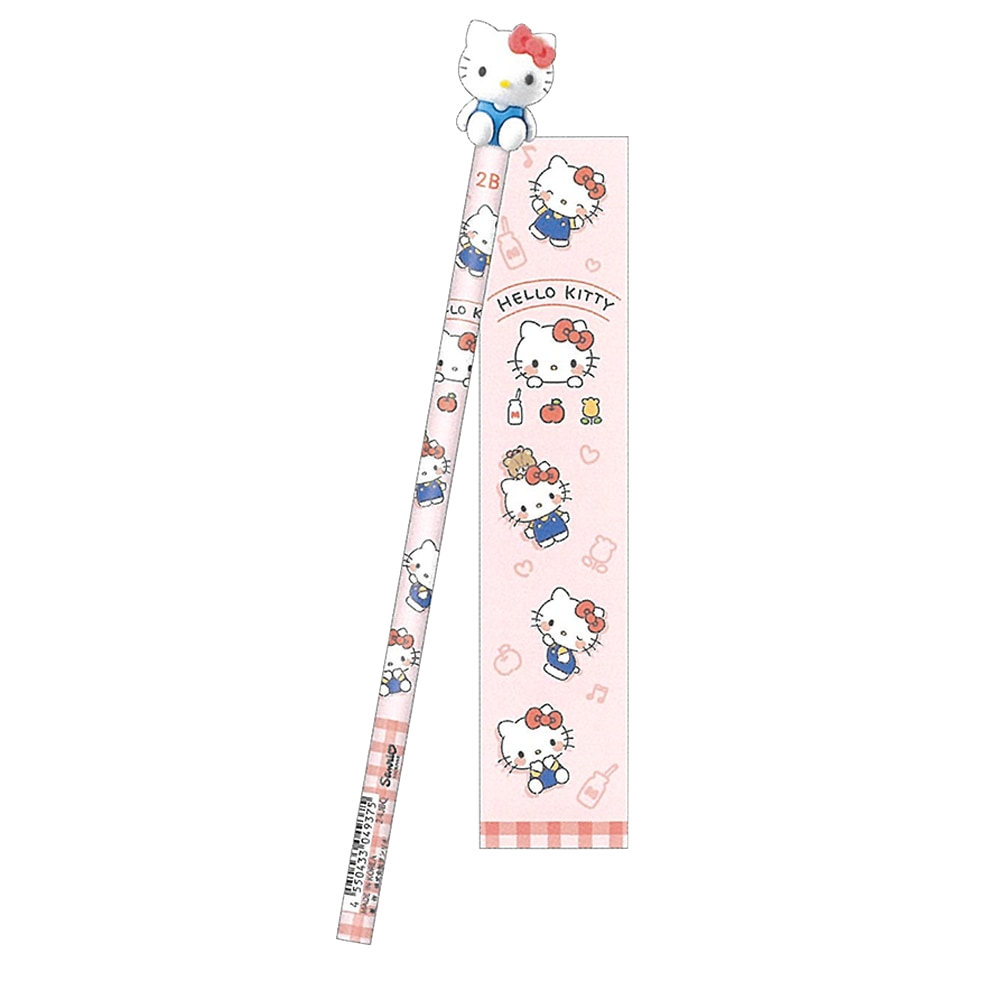 [MBB🇰🇷現貨附發票]日本 三麗鷗 公仔造型鉛筆 2B KITTY 大耳狗 美樂蒂 庫洛米-規格圖4