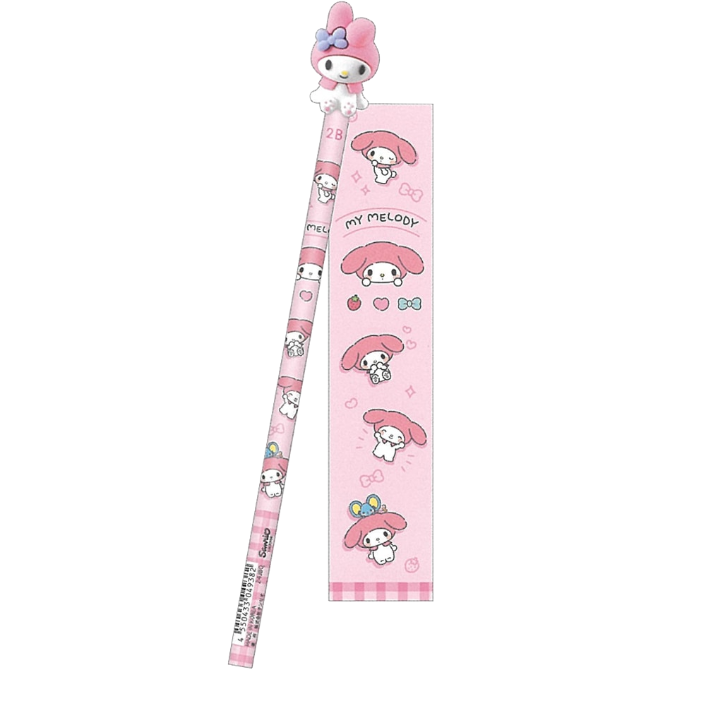 [MBB🇰🇷現貨附發票]日本 三麗鷗 公仔造型鉛筆 2B KITTY 大耳狗 美樂蒂 庫洛米-規格圖4