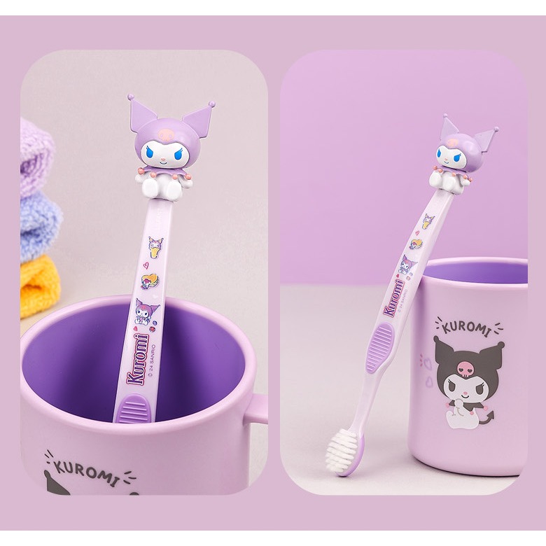 [MBB🇰🇷現貨附發票]韓國 Lilfant 三麗鷗 公仔造型牙刷 庫洛米 大耳狗-細節圖2