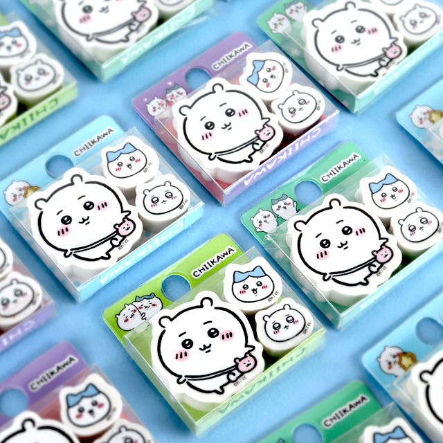 [MBB🇰🇷現貨附發票]韓國 吉伊卡哇 造型橡皮擦3入組  Chiikawa-細節圖6