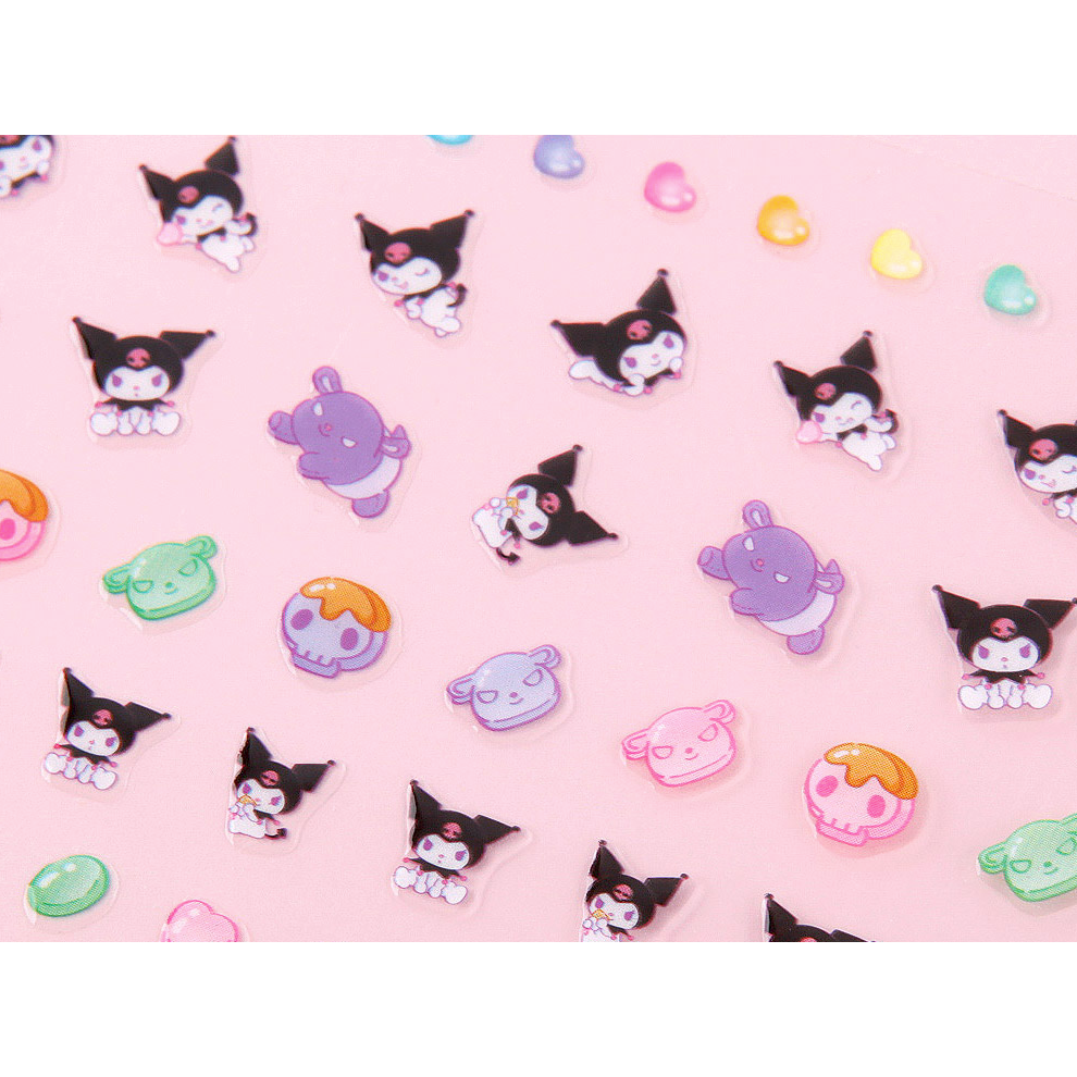 [MBB🇰🇷現貨附發票]韓國 三麗鷗指甲貼+紋身貼紙組 裝飾貼紙 庫洛米 美樂蒂 大耳狗 帕恰狗 KITTY-細節圖7