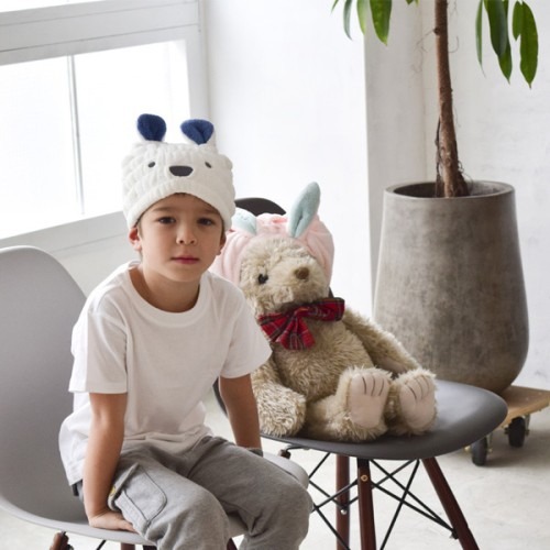 [MBB🇯🇵現貨附發票]日本 Carari Zooie 可愛動物乾髮帽 吸水 速乾帽 Micro fiber-細節圖3