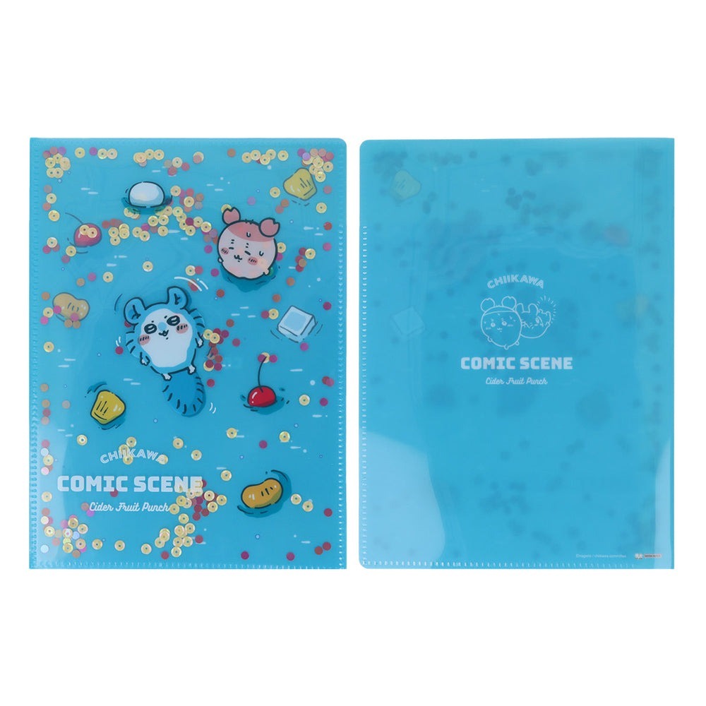 [MBB🇯🇵現貨附發票]日本 吉伊卡哇 A5亮片文件夾 閃片文件夾 雙開文件夾 L夾 資料夾-細節圖4