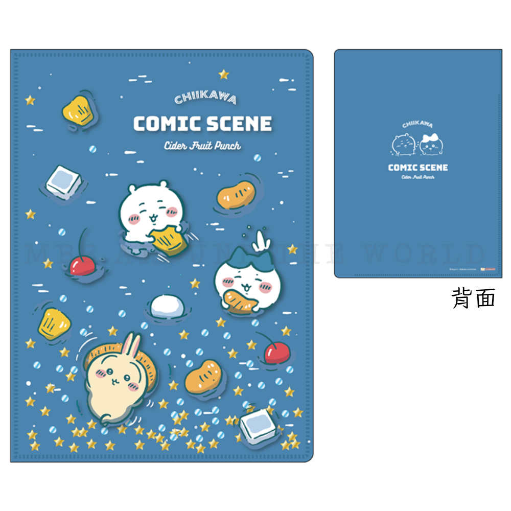 [MBB🇯🇵現貨附發票]日本 吉伊卡哇 A5亮片文件夾 閃片文件夾 雙開文件夾 L夾 資料夾-規格圖5