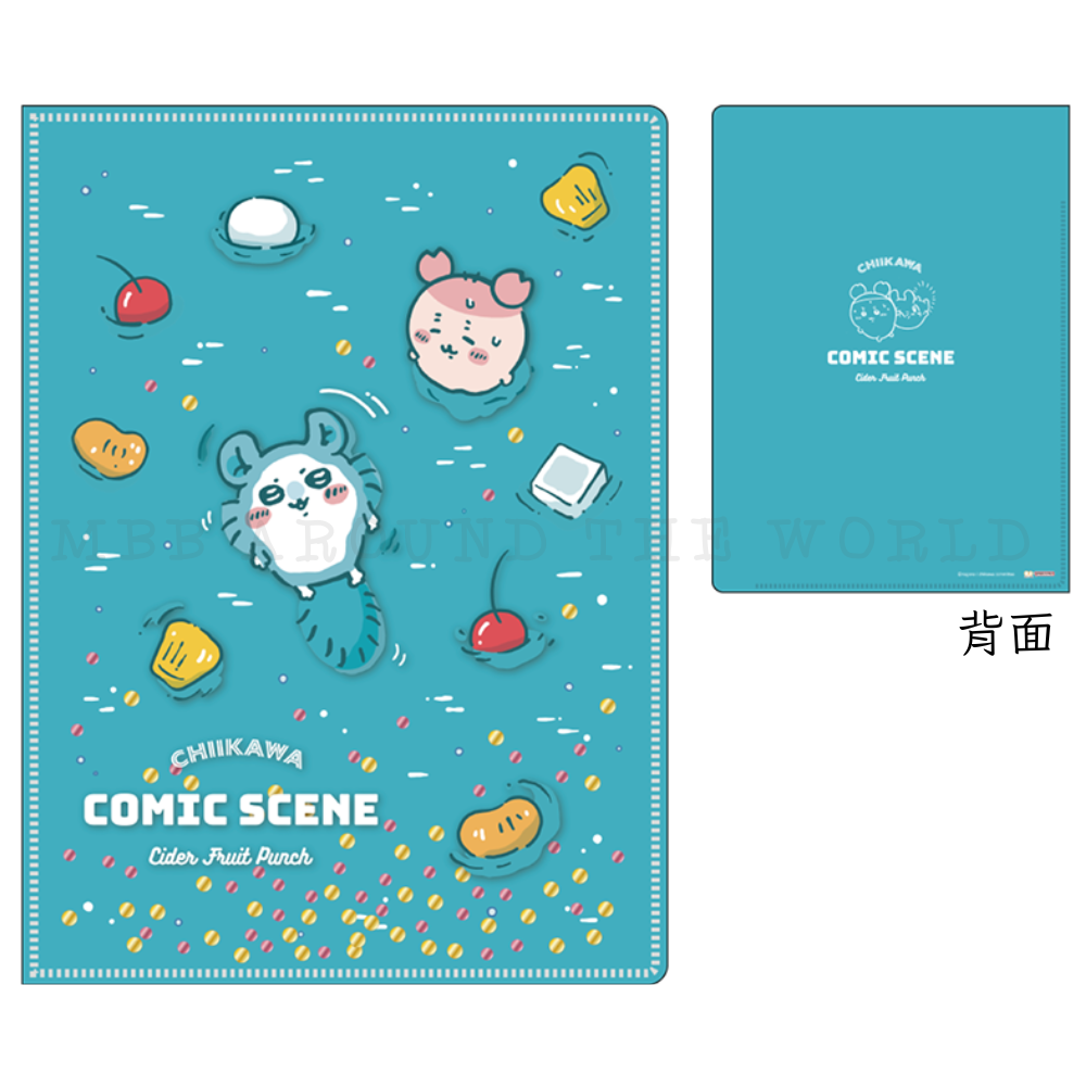 [MBB🇯🇵現貨附發票]日本 吉伊卡哇 A5亮片文件夾 閃片文件夾 雙開文件夾 L夾 資料夾-規格圖5