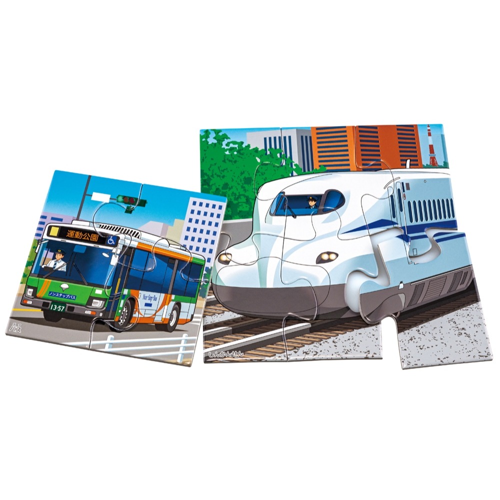[MBB🇯🇵現貨附發票]日本 Kumon 益智拼圖 STEP1 交通工具大集合 兒童拼圖 幼兒拼圖 2片 6片-細節圖2