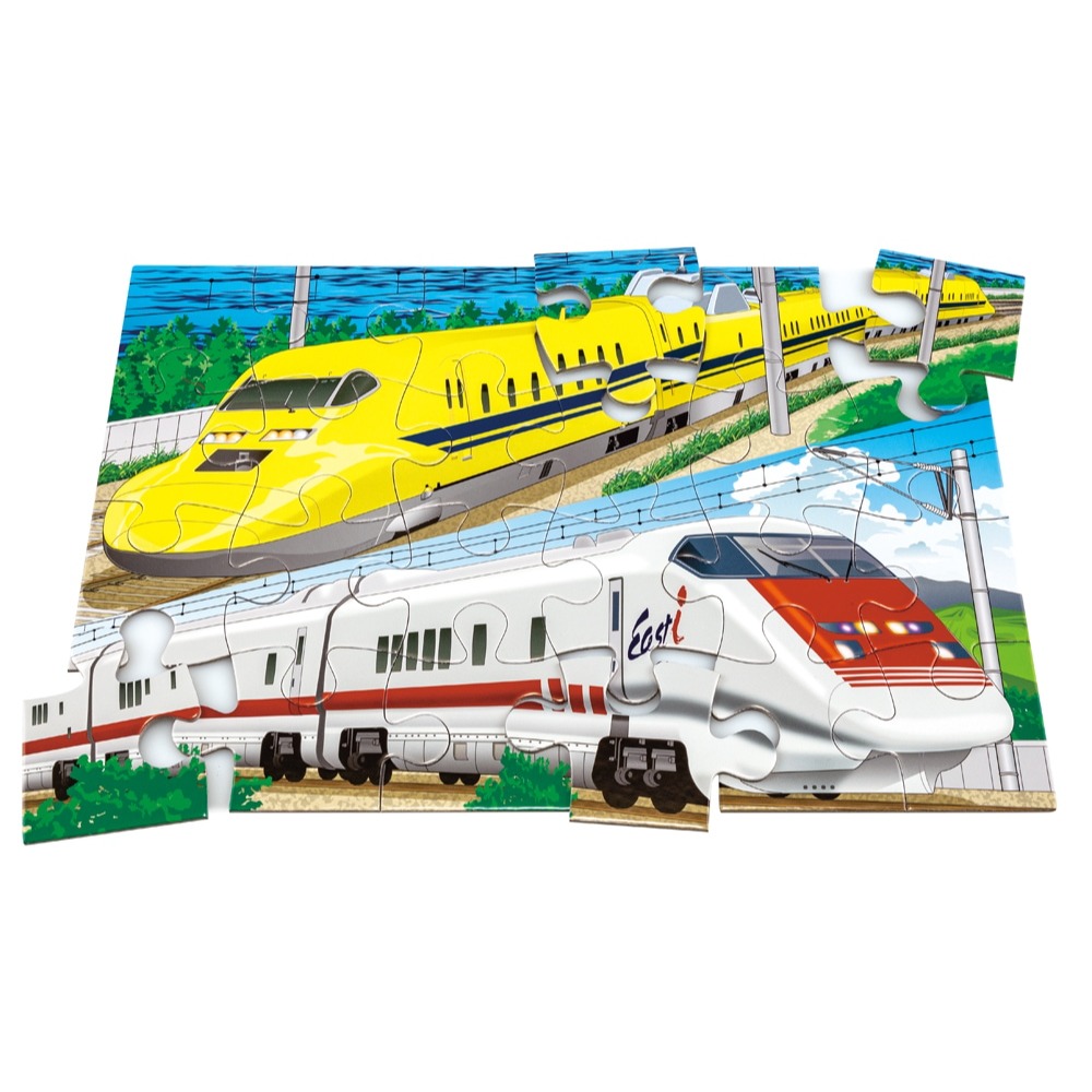 [MBB🇯🇵現貨附發票]日本 Kumon 益智拼圖 STEP3工程電車 兒童拼圖 幼兒拼圖 24片 35片 48片-細節圖2