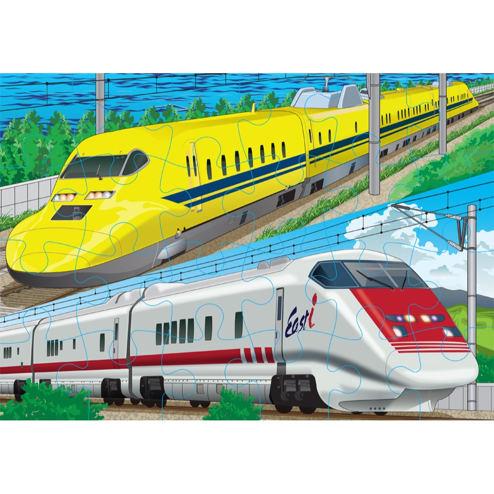 [MBB🇯🇵現貨附發票]日本 Kumon 益智拼圖 STEP3工程電車 兒童拼圖 幼兒拼圖 24片 35片 48片-細節圖5