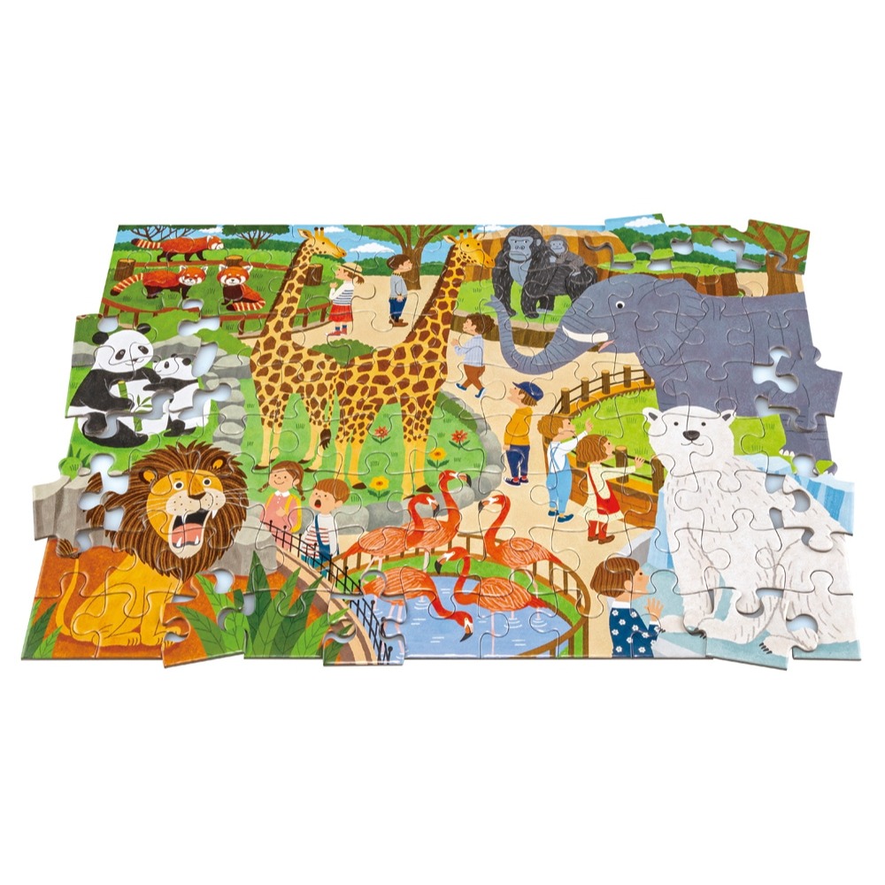 [MBB🇯🇵現貨附發票]日本Kumon益智拼圖STEP4 趣味動物公園 兒童拼圖 幼兒拼圖 54片 70片 88片-細節圖2