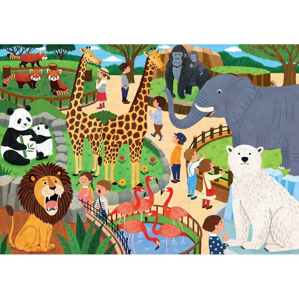 [MBB🇯🇵現貨附發票]日本Kumon益智拼圖STEP4 趣味動物公園 兒童拼圖 幼兒拼圖 54片 70片 88片-細節圖3