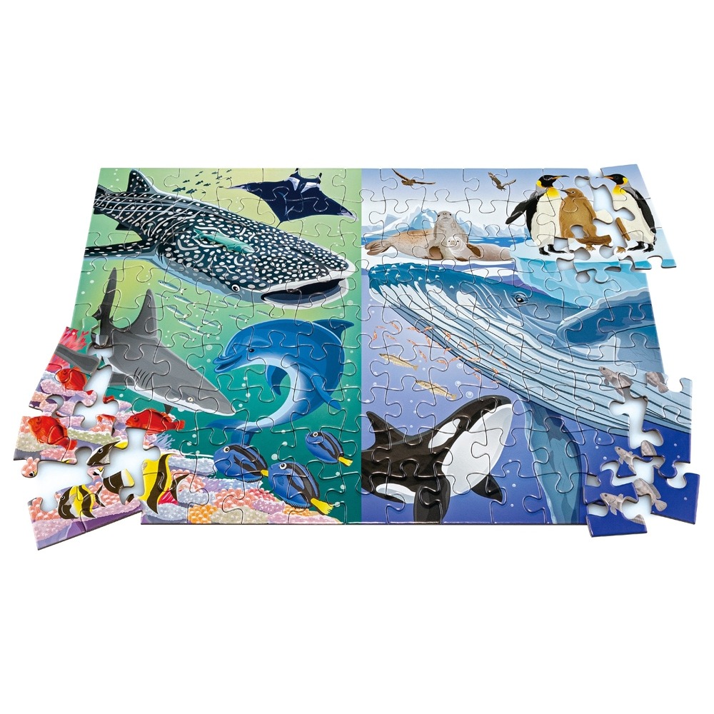 [MBB🇯🇵現貨附發票]日本Kumon益智拼圖STEP5大自然動物 兒童拼圖 幼兒拼圖 54片 70片 88片-細節圖2