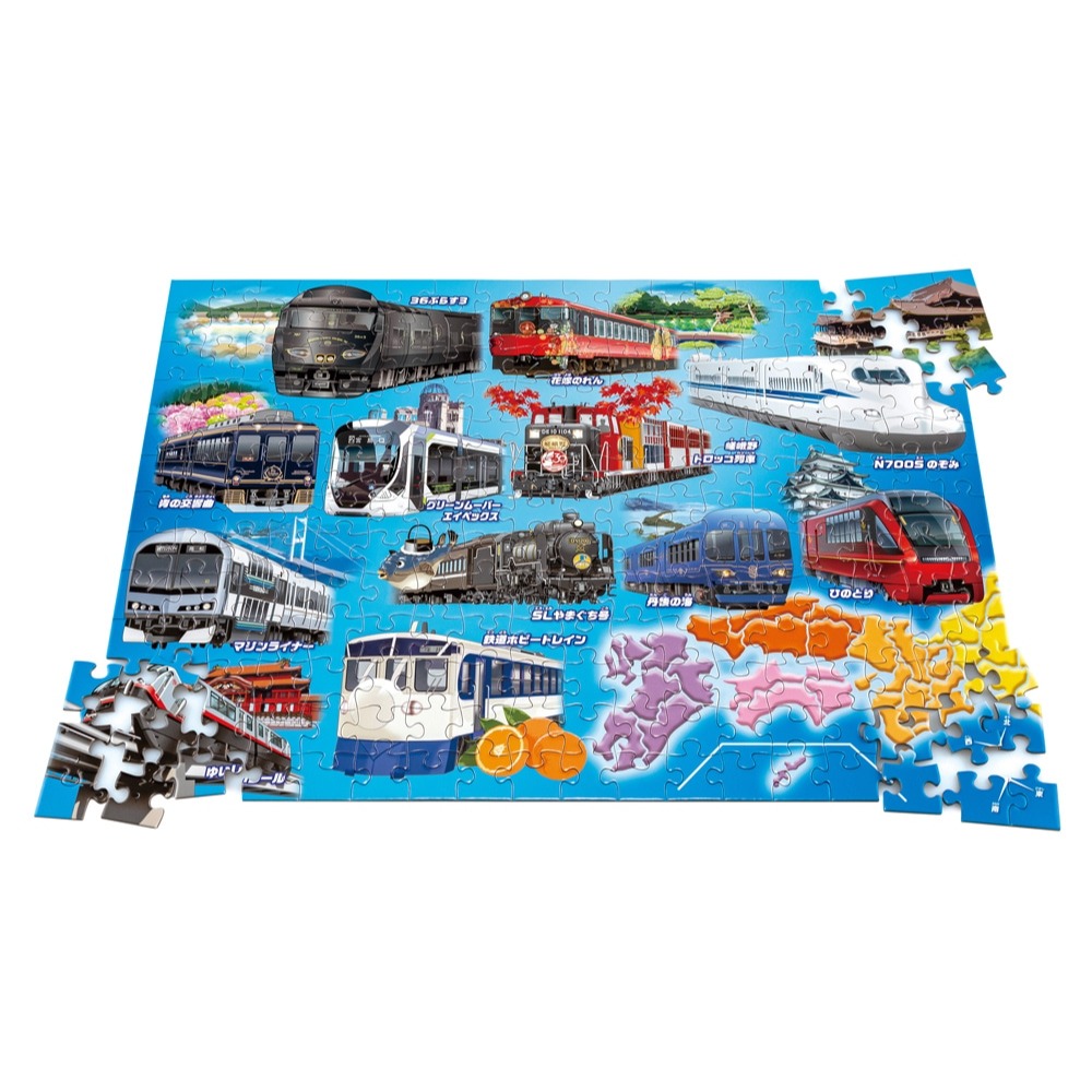 [MBB🇯🇵現貨附發票]日本Kumon益智拼圖 STEP7日本全國各地電車 兒童拼圖 幼兒拼圖 204片 234片-細節圖2