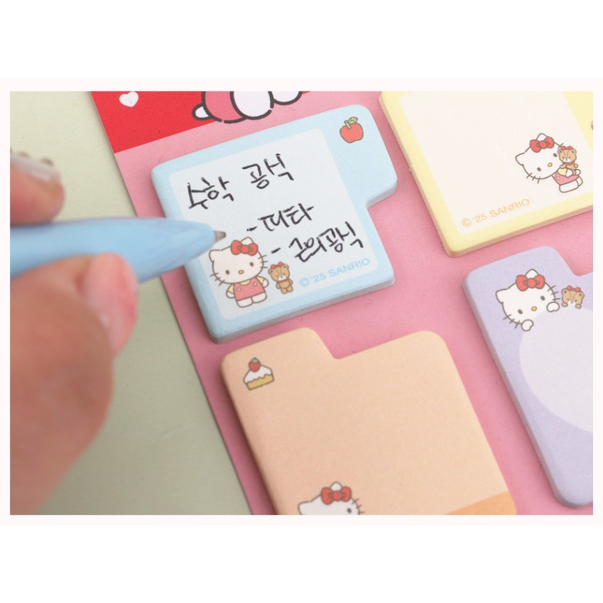 [MBB🇰🇷現貨附發票]韓國 三麗鷗索引便條貼 便利貼 memo 庫洛米 美樂蒂 大耳狗 KITTY 頁籤-細節圖5