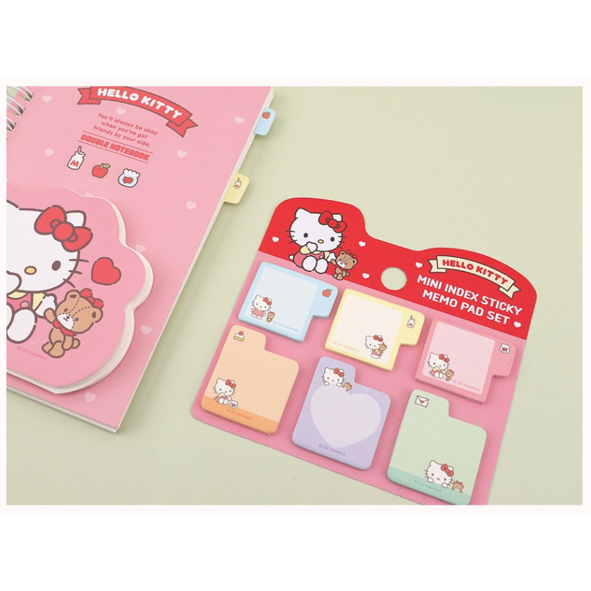 [MBB🇰🇷現貨附發票]韓國 三麗鷗索引便條貼 便利貼 memo 庫洛米 美樂蒂 大耳狗 KITTY 頁籤-細節圖6