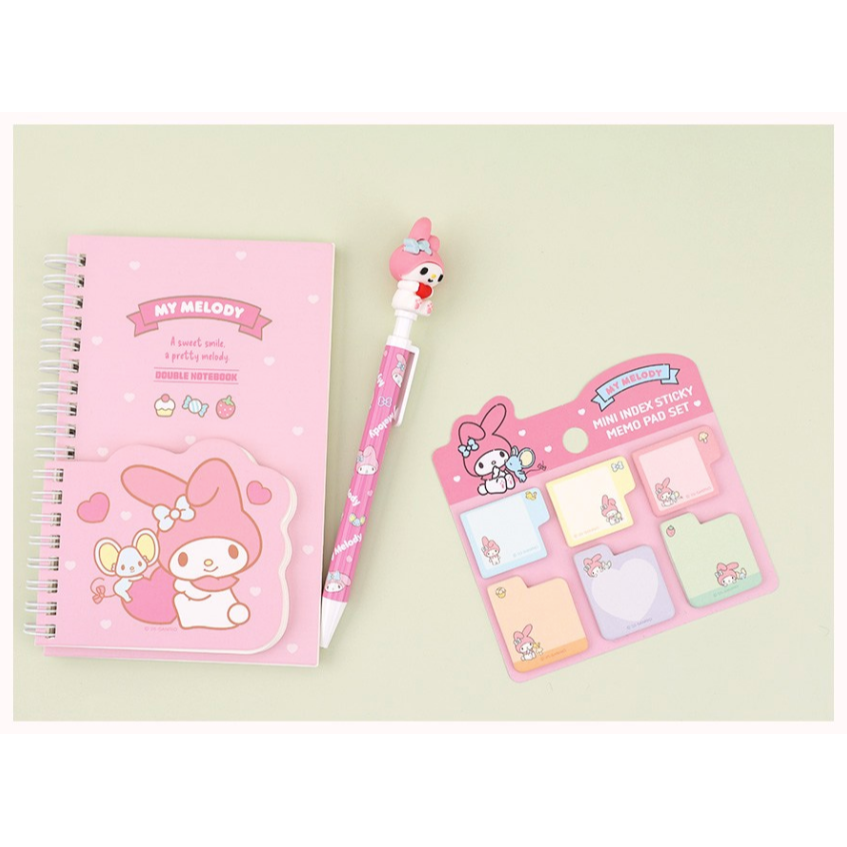 [MBB🇰🇷現貨附發票]韓國 三麗鷗索引便條貼 便利貼 memo 庫洛米 美樂蒂 大耳狗 KITTY 頁籤-細節圖7