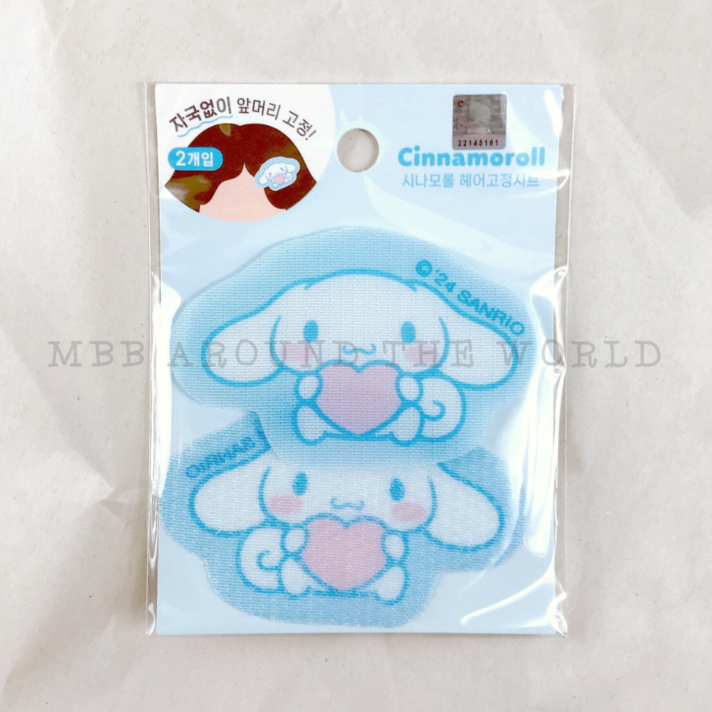 [MBB🇰🇷現貨附發票]韓國 三麗鷗瀏海貼 2入魔鬼氈 髮貼 無痕 酷洛米 大耳狗 美樂蒂 KITTY-規格圖7