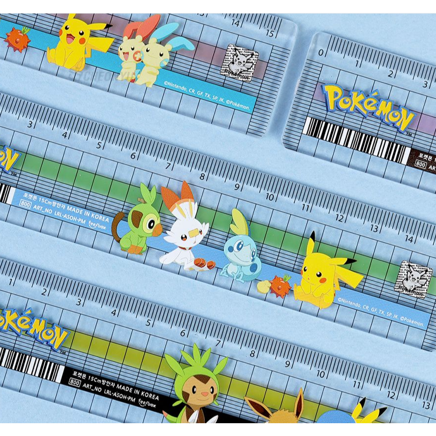 [MBB🇯🇵現貨附發票]韓國 Pokémon 寶可夢 15公分直尺 15cm 定規尺 皮卡丘 Pokemon-細節圖2