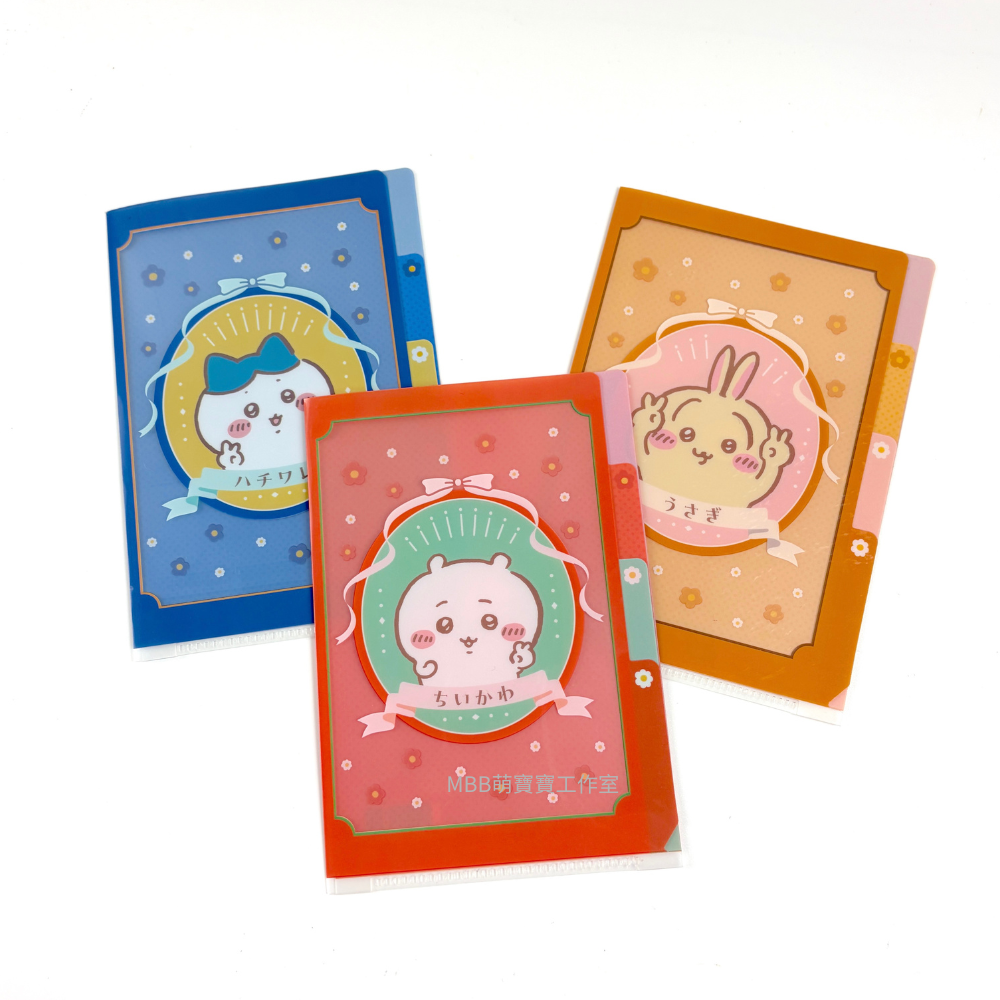 [MBB🇯🇵現貨附發票]日本 吉伊卡哇 三層A6資料夾 小八貓 烏薩奇 多層資料夾 L夾 文件夾-細節圖2