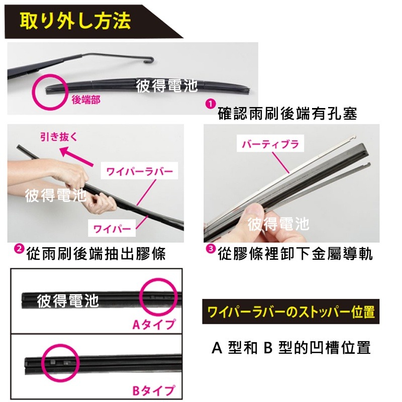 【彼得電池】日本NWB MB系列 10mm 雨刷膠條 軟骨雨刷皮 石墨覆膜 本田HONDA INFINITI 新款馬3-細節圖4