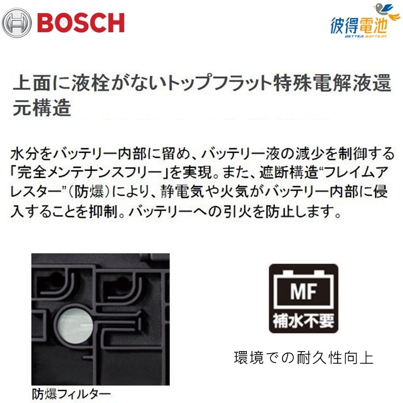 德國BOSCH博世Q85L 95D23L Q85R 95D23R EFB汽車電瓶 怠速熄火 油電車電池 新馬3-細節圖4