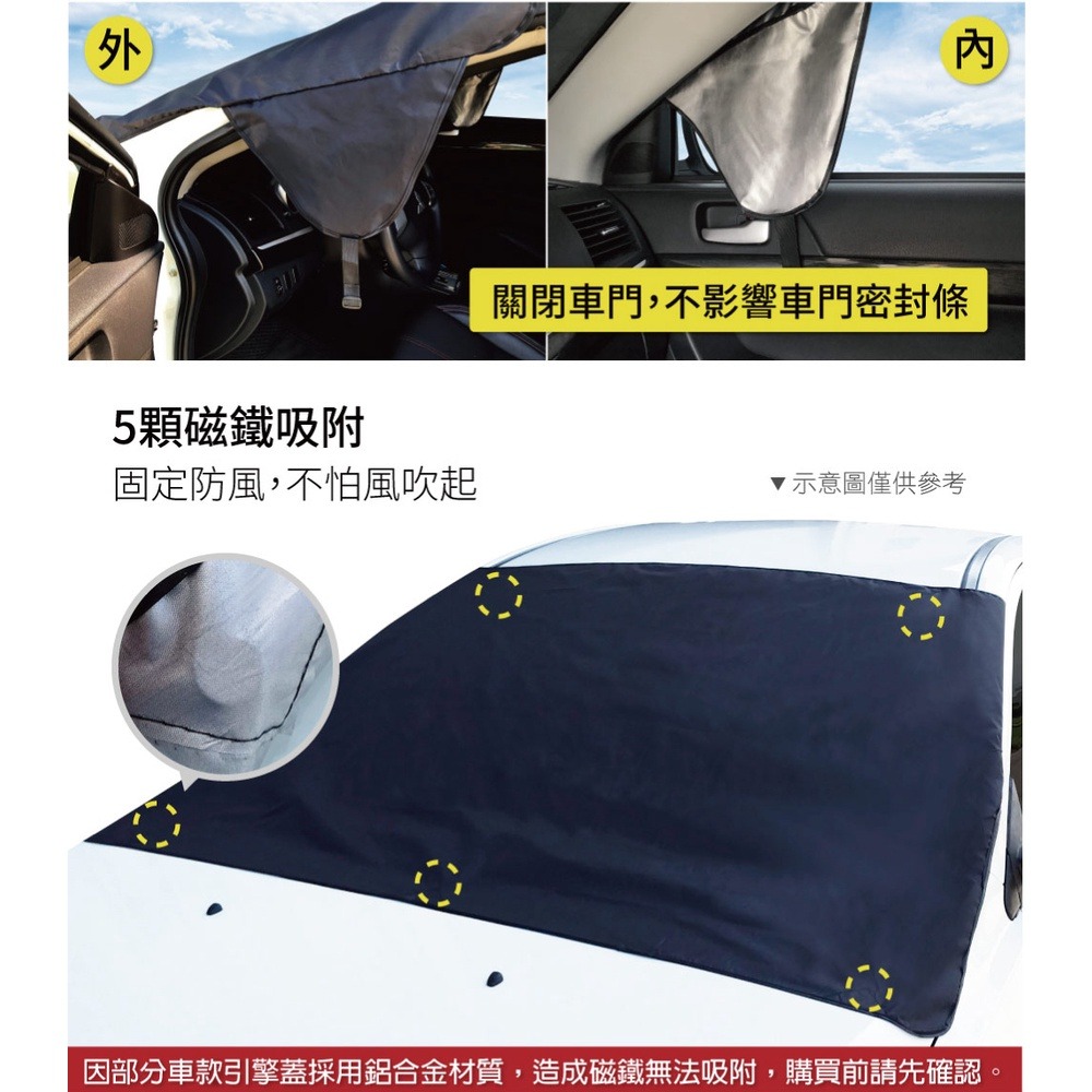 【彼得電池】磁吸式可收納遮陽罩 抗UV、防紫外線，防曬、汽車遮陽、隔熱 露營-細節圖6