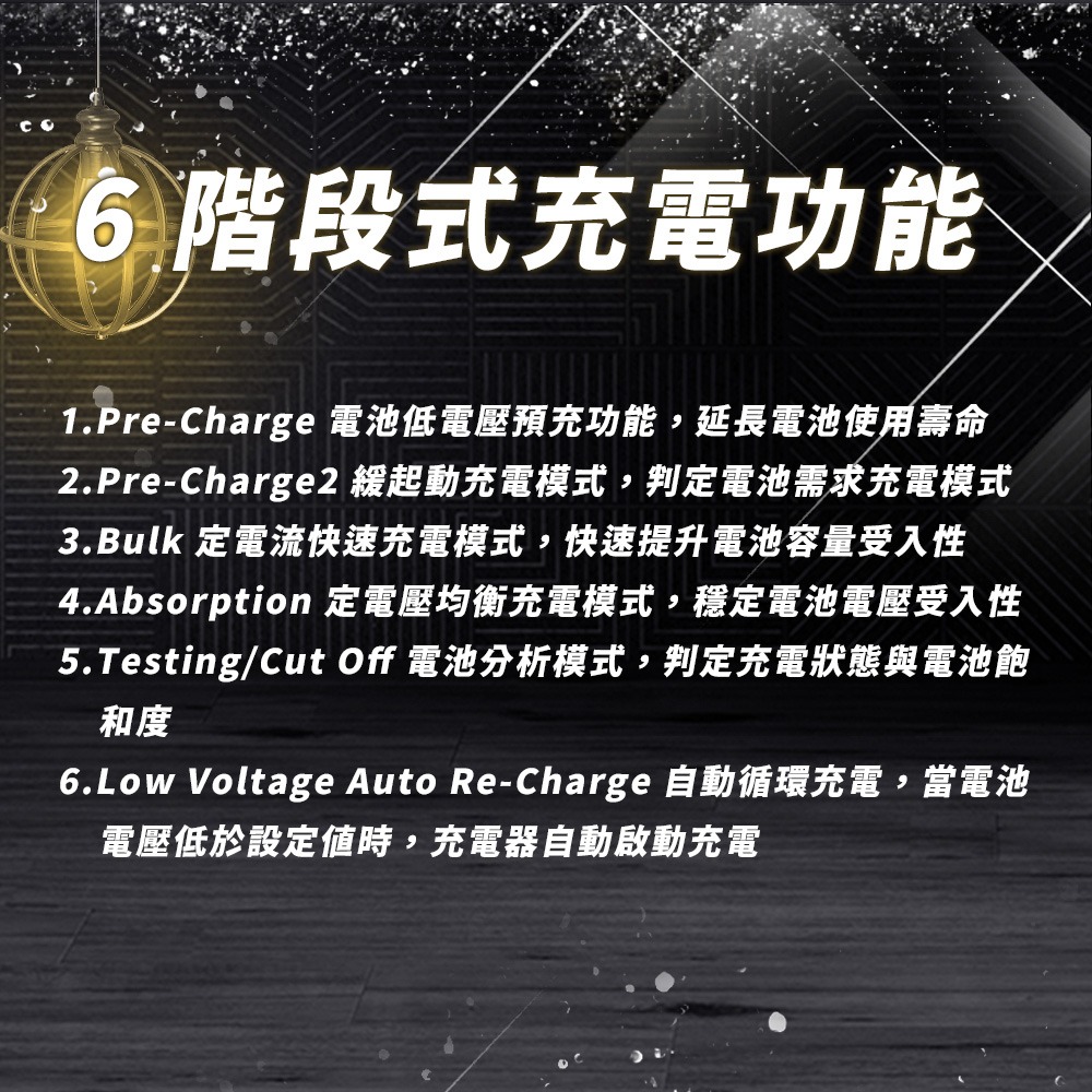 麻新電子 LFP-2430 24V 30A電池充電器 台灣製造 一年保固-細節圖3