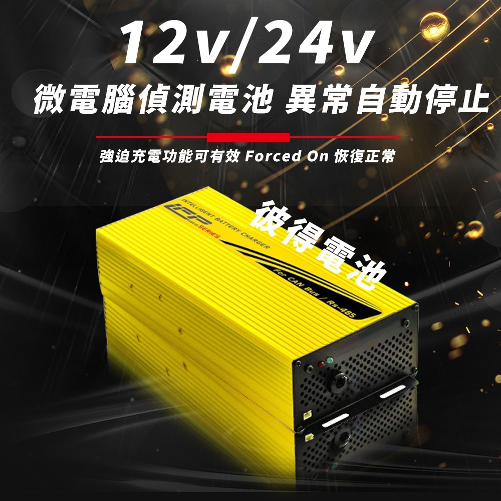 麻新電子 LFP-2430 24V 30A電池充電器 台灣製造 一年保固-細節圖4