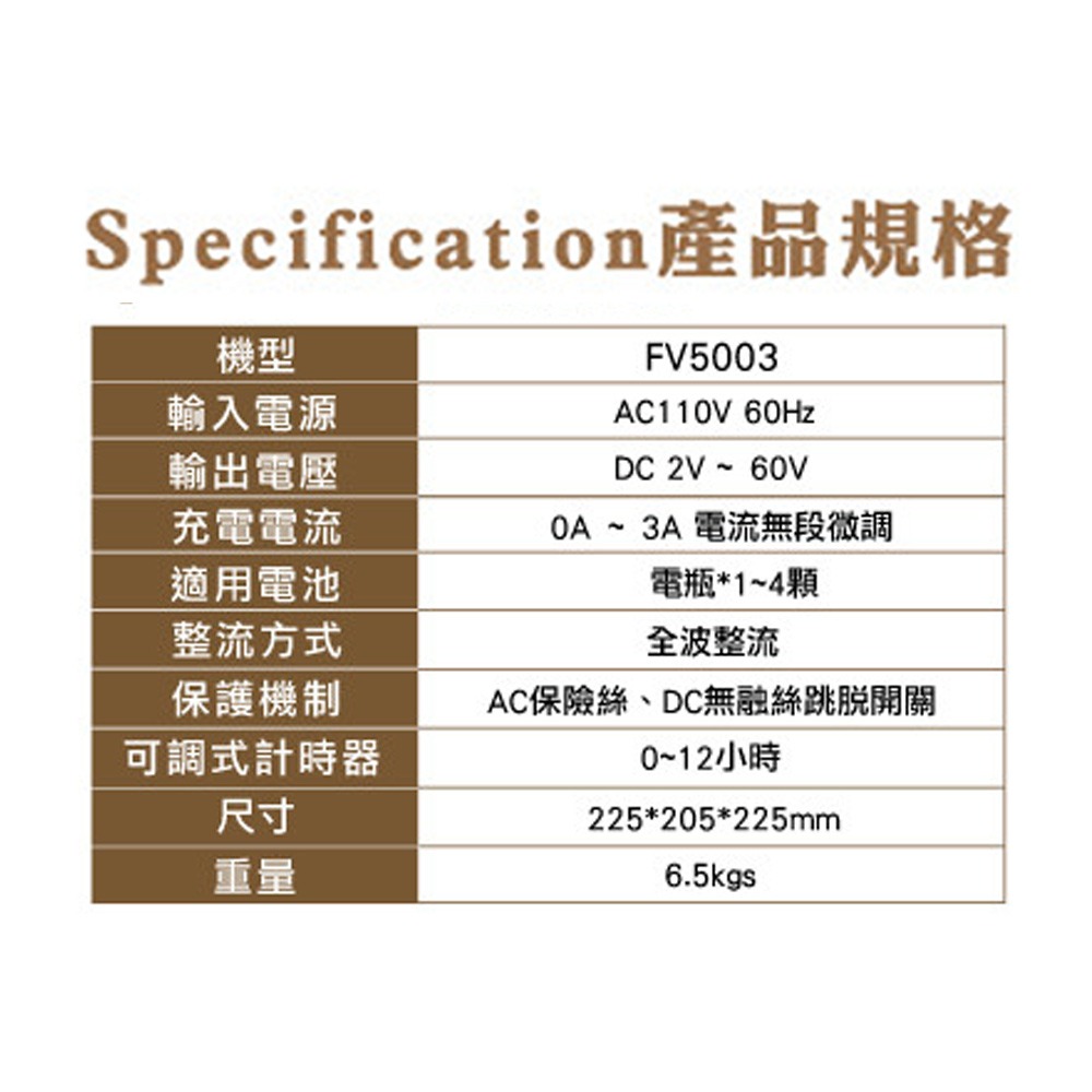 麻聯電機 FV-5003 機車電池專用充電器 機車 重機 電瓶 充電器 電池適用-細節圖7