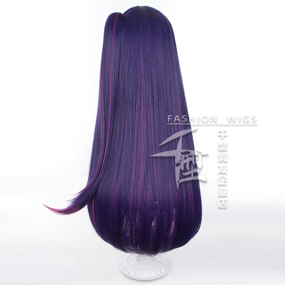 初心者♡Cosplay 假髮 星野愛 我推的孩子 紫色 長髮 馬尾 cos-細節圖3