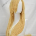 初心者♡Cosplay 假髮 100cm 黑色 白色 紅色 金色 黃色 長髮 直髮 長直髮 萬用款 cos-規格圖1
