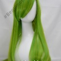 初心者♡Cosplay 假髮 100cm 黑色 白色 紅色 金色 黃色 長髮 直髮 長直髮 萬用款 cos-規格圖1