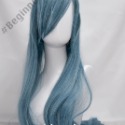 初心者♡Cosplay 假髮 100cm 黑色 白色 紅色 金色 黃色 長髮 直髮 長直髮 萬用款 cos-規格圖1