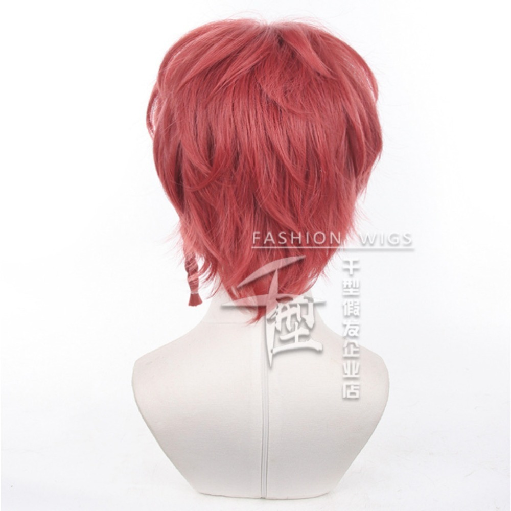 初心者♡Cosplay 假髮 黑名蘭世 紅色 藍色監獄  cos-細節圖3