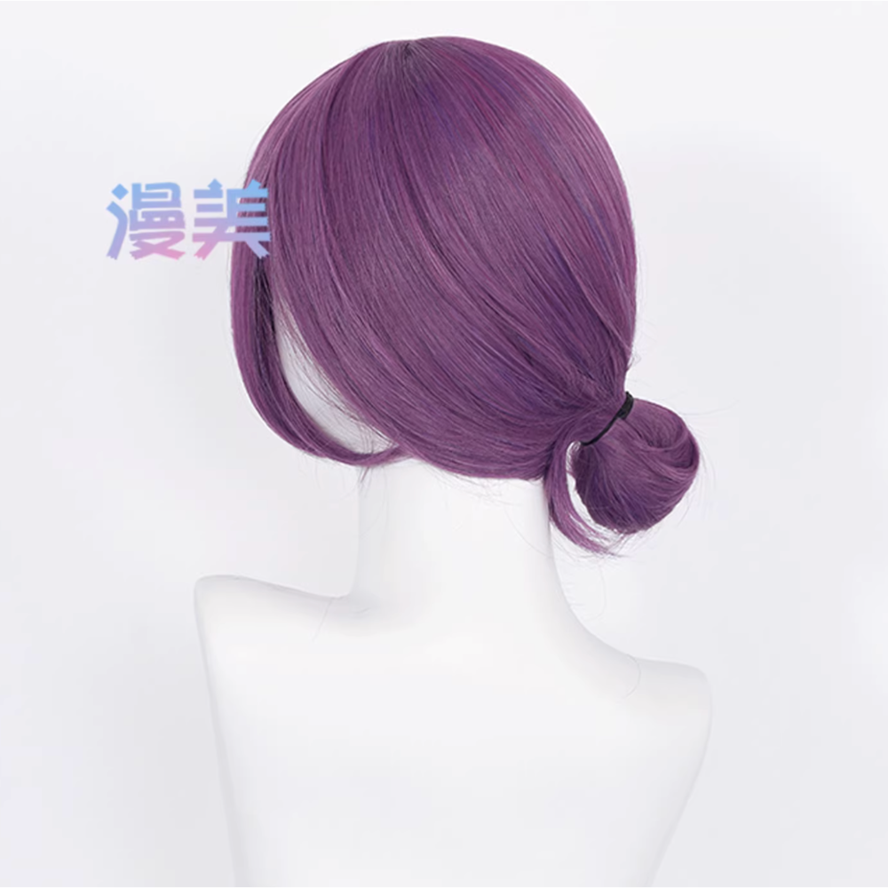 初心者♡Cosplay 假髮 蕾潔 蕾塞 蕾賽 波姆 電鋸人 鏈鋸人 動畫 紫色 漫美 cos-規格圖1