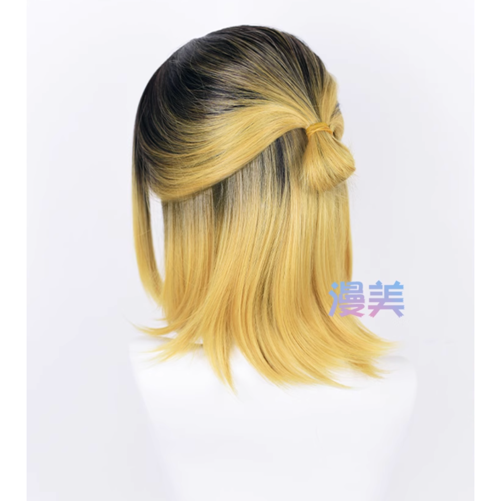 初心者♡Cosplay 假髮 孤爪研磨 紮髮 成年版 排球少年 cos-細節圖2