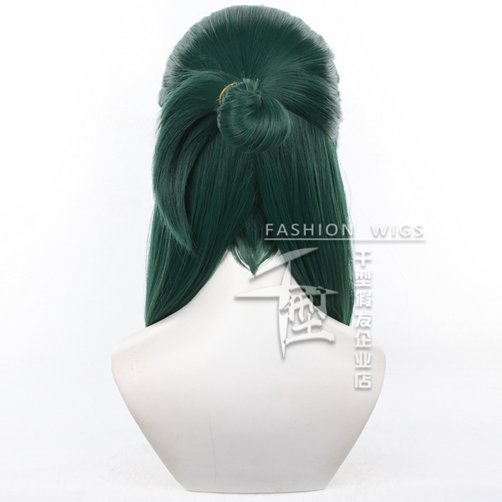 初心者♡Cosplay 假髮 貓貓 藥師少女的獨語 墨綠色 cos-細節圖4