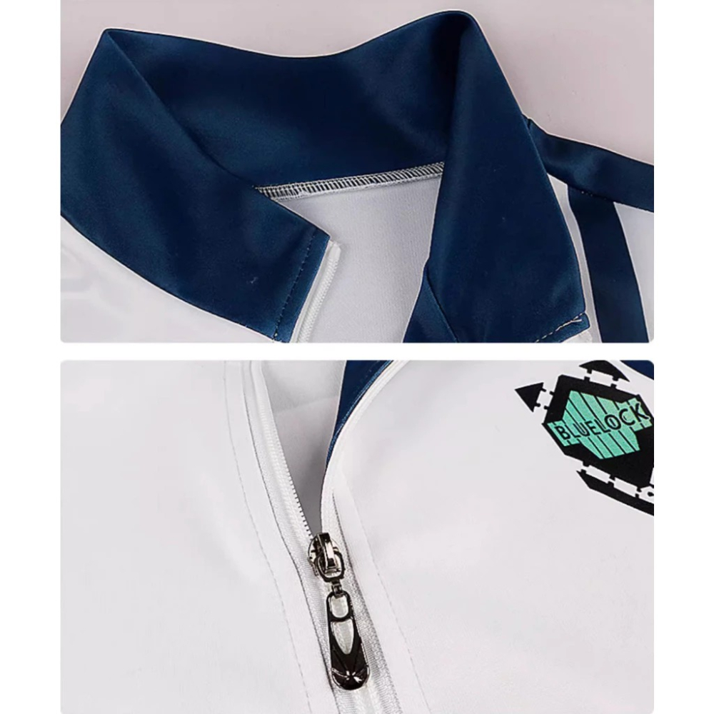 初心者♡Cosplay 藍色監獄 運動服 體育服 外套 服裝 止誠士郎 潔世一 蜂樂回 蜂樂迴 糸師凜 cos-細節圖3